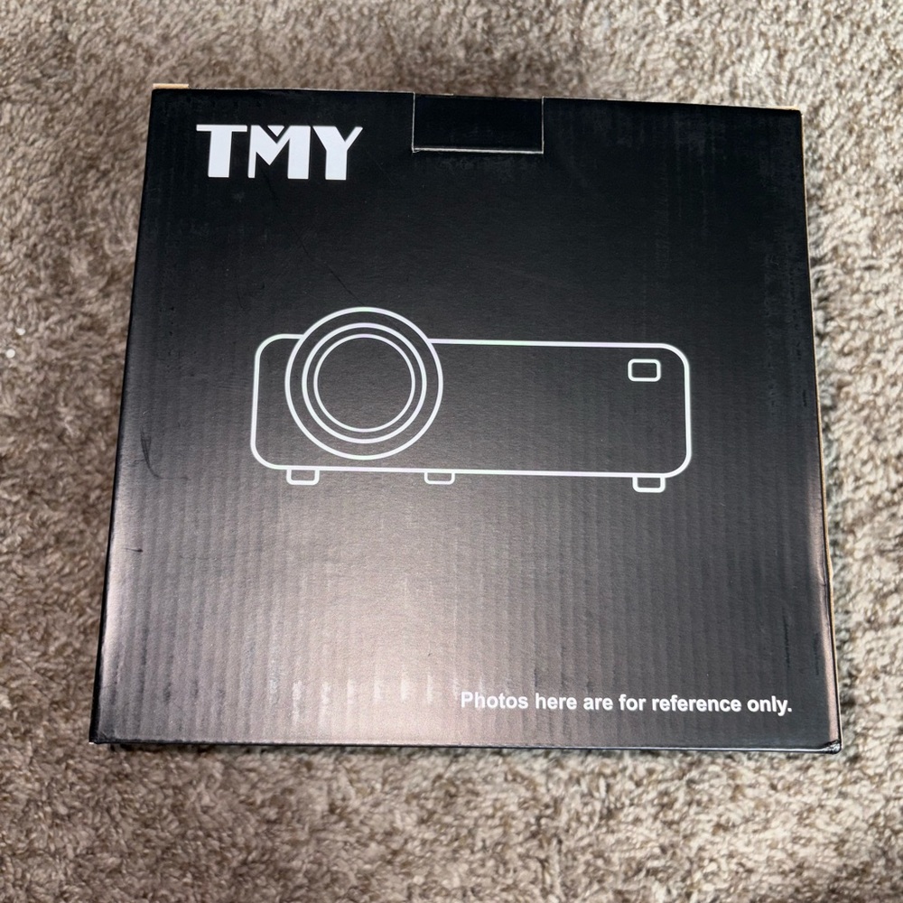 Portable White Bluetooth Projector - Picture 4 of 4